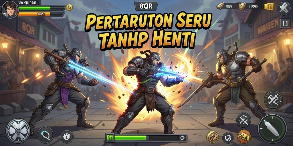 Tampilan gameplay 8QR dengan aksi mendebarkan dan grafis memukau.