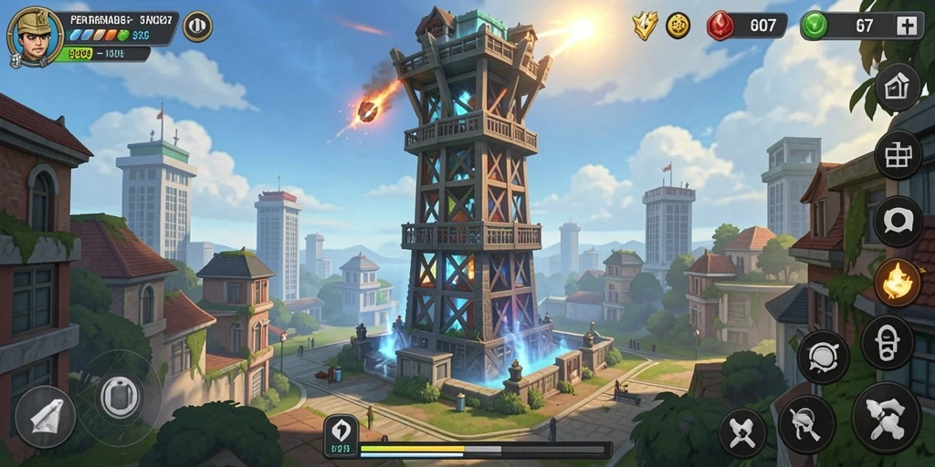 Tampilan gameplay C0077 yang menegangkan dan strategis.
