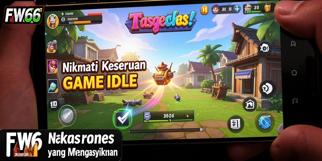 Tampilan gameplay FW66 yang menarik dan menawan dalam genre Idle.