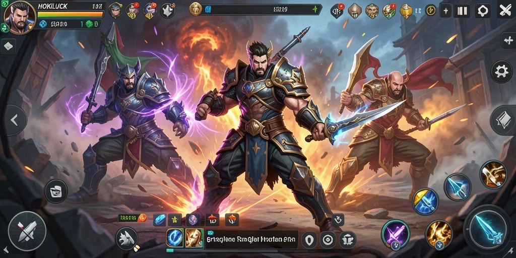 Tampilan gameplay HOKILUCK yang menarik dan penuh strategi.