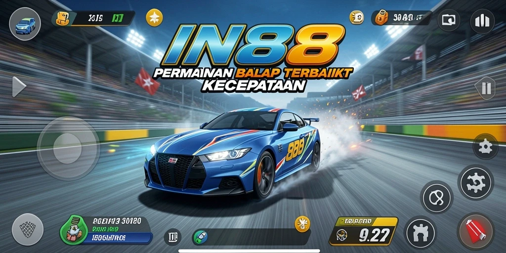 Gameplay seru dengan mobil balap terbaik dan lintasan menantang.