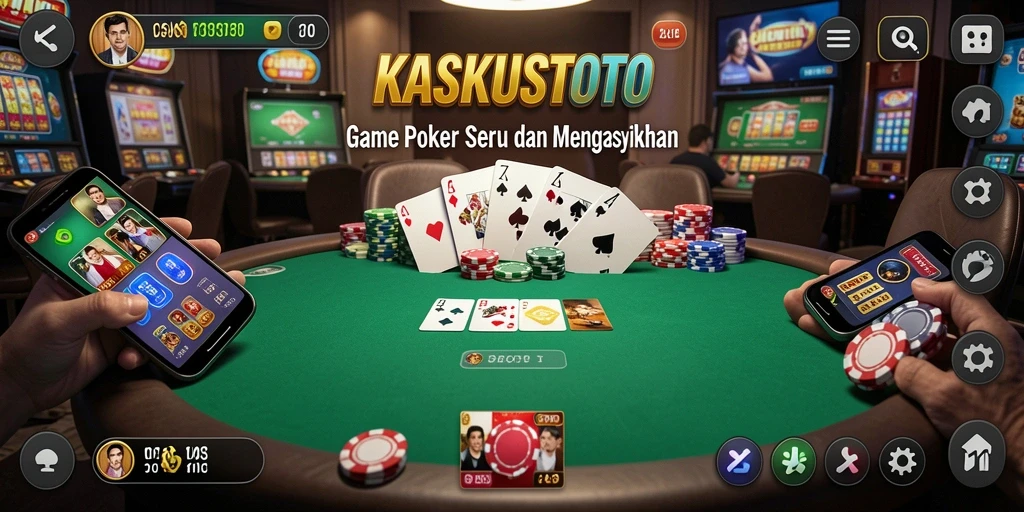 Gameplay menegangkan dalam aplikasi KASKUSTOTO dengan pemain aktif.
