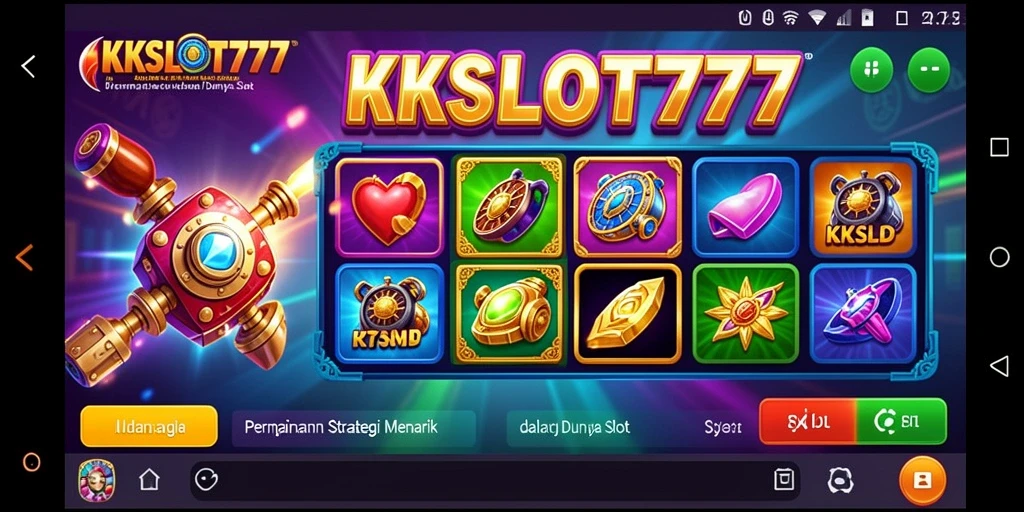 Tampilan gameplay menarik dari KKSLOT777 yang menampilkan taruhan slot.