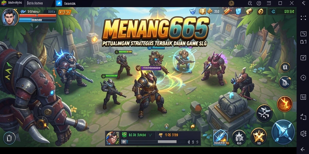 Screenshot MENANG666 menampilkan aksi mendebarkan dari gameplay SLG.