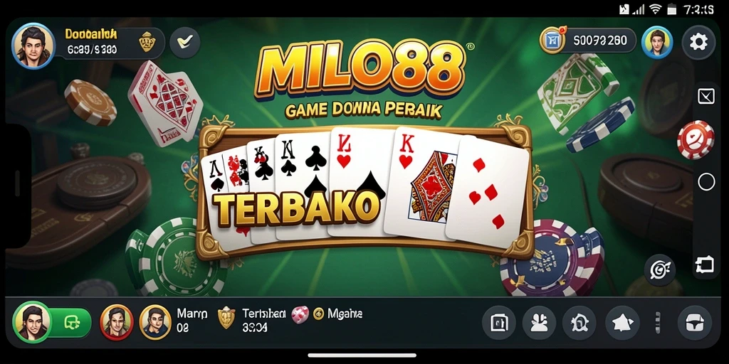 Tampilan gameplay seru dan mengasyikkan di MILO88.