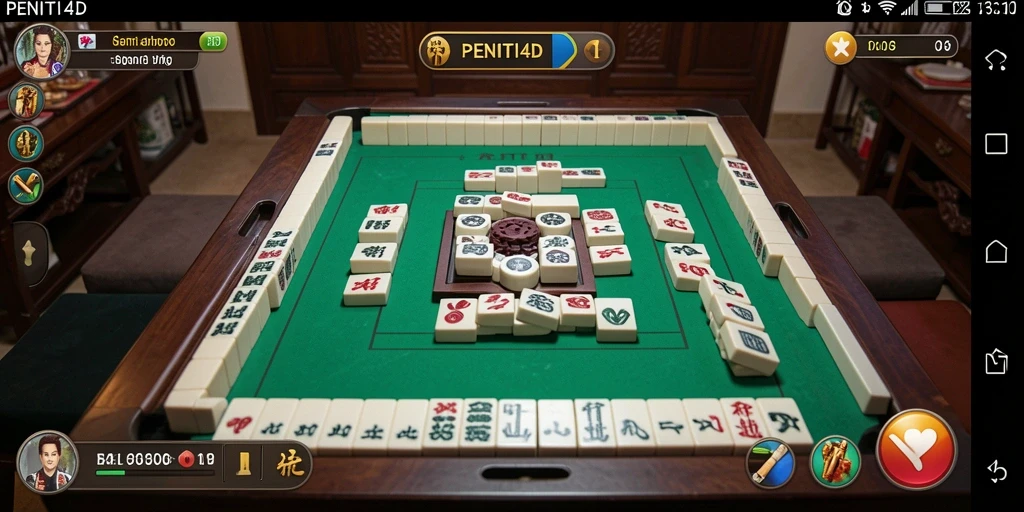 Tangkap aksi seru dalam gameplay Mahjong di PENITI4D.