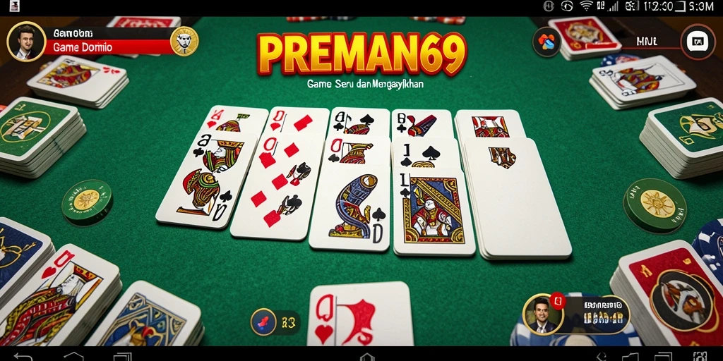 Tampilan screenshot gameplay Domino di PREMAN69 yang menarik.
