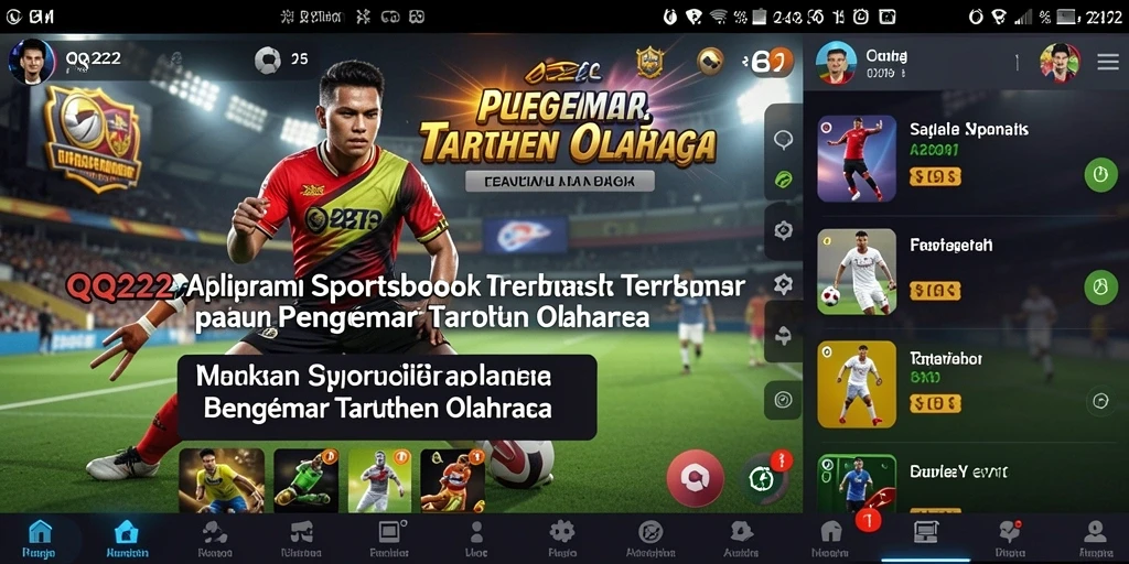 Screenshot utama QQ222 menampilkan pengalaman taruhan olahraga yang mendebarkan.