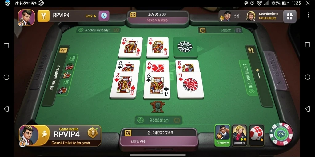 Tampilan gameplay RPVIP4 dengan antarmuka yang menarik dan interaksi pemain.