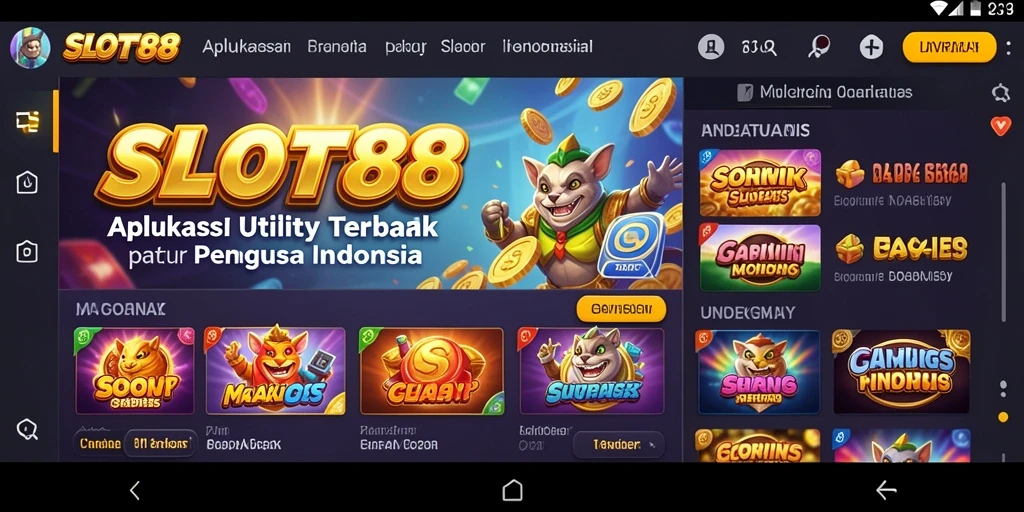 Tampilan antarmuka SLOT88 yang menarik dan mudah digunakan.