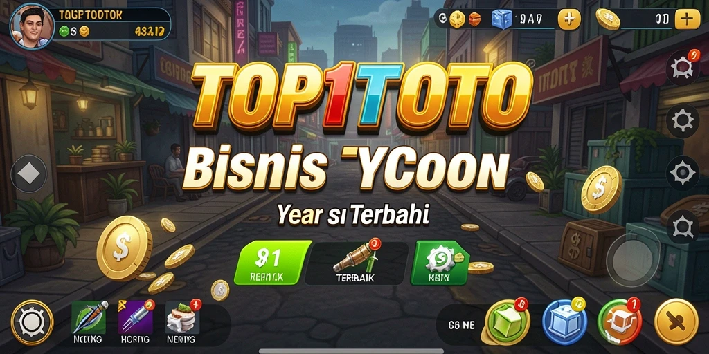 Tampilan gameplay menarik dari game Tycoon TOP1TOTO.