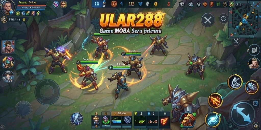 Gameplay menarik ULAR288 dalam pertempuran MOBA.